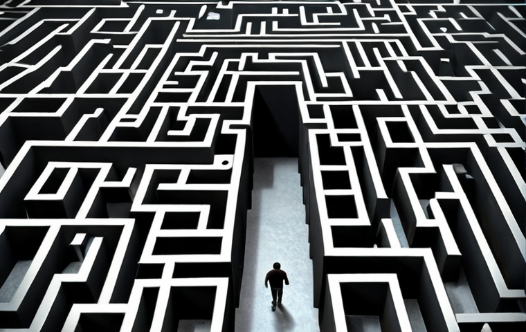 **
* Prompt: A person struggling in a digital maze, overwhelmed by search results. Emphasize the feeling of being lost and the need for better search tools.
**