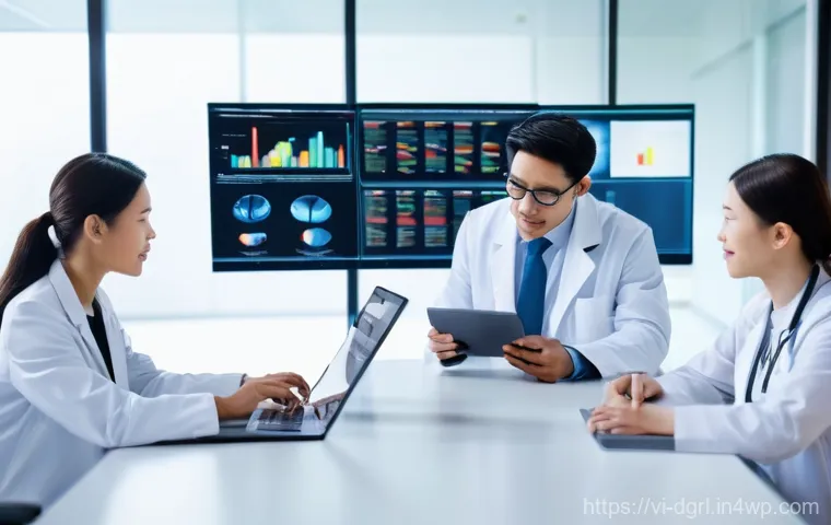 디지털 페인 관리의 성과 평가 방법 - **Prompt:** A Vietnamese man, in his late 40s, is actively engaged in physical therapy, wearing a mo...